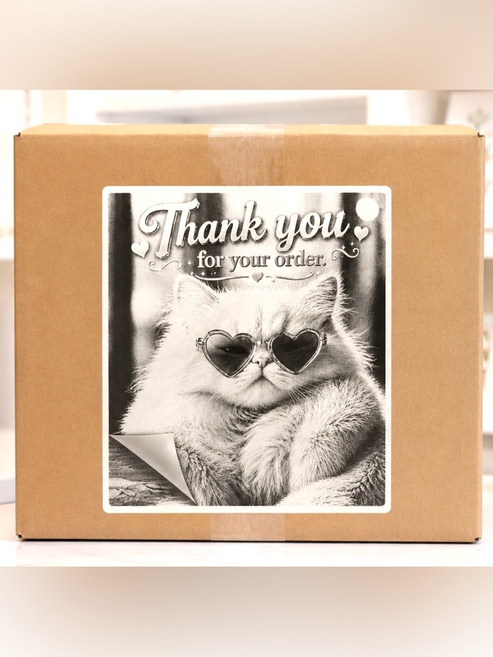 Cool Kitty Thank You Stickers-100ct.